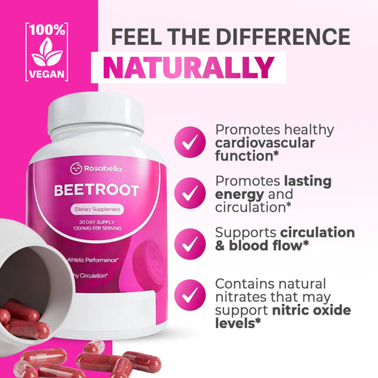 Rosabella Beetroot for Blood Flow & Heart Health