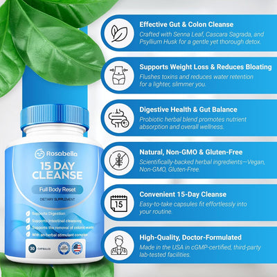 Rosabella 15 Day Colon Cleanse