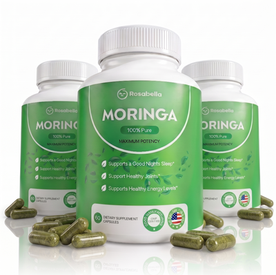 Rosabella Moringa Powder Capsules Principal