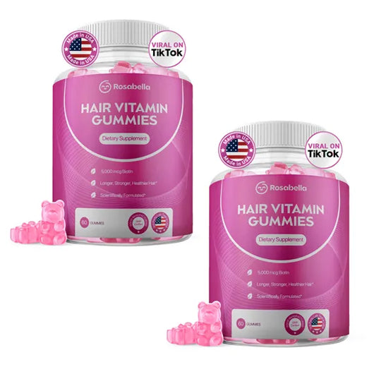 Rosabella Biotin Gummies for Hair, Skin & Nails
