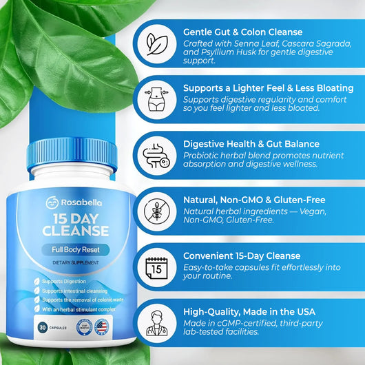 Rosabella 15 Day Colon Cleanse