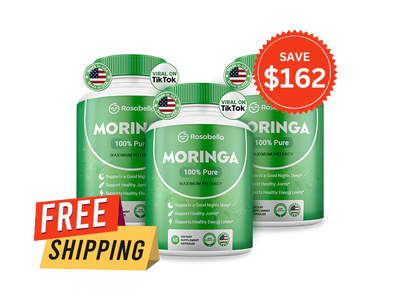 Rosabella Moringa Powder Capsule – 3x Bottle One Time Offer