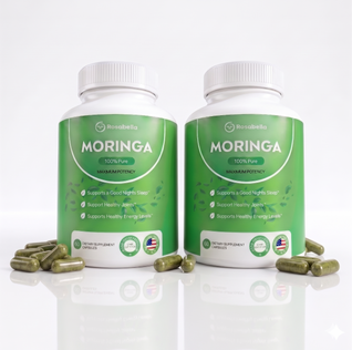 Rosabella Moringa Powder Capsules Principal