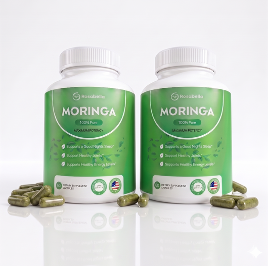 Rosabella Moringa Powder Capsules Principal