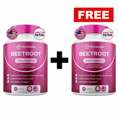 Rosabella Organic Beetroot Capsules Bogo
