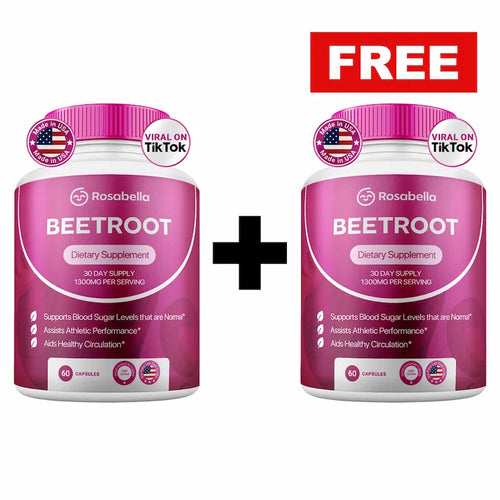 Rosabella Organic Beetroot Capsules Bogo