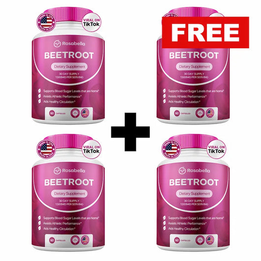Rosabella Organic Beetroot Capsules Bogo