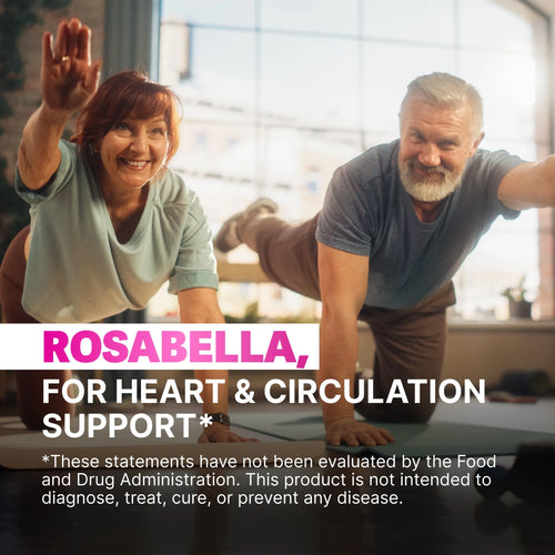 Rosabella Organic Beetroot Capsules (1300mg) for Blood Flow & Heart Health Bogo