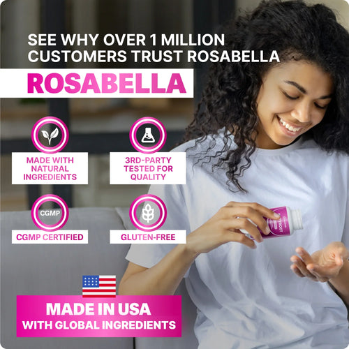 Rosabella Organic Beetroot Capsules (1300mg) for Blood Flow & Heart Health