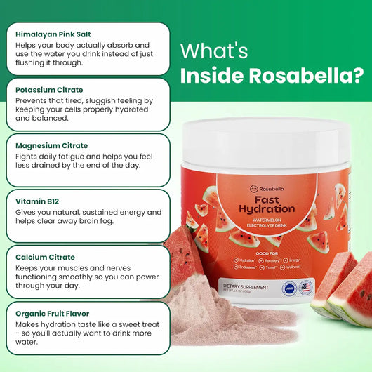 Rosabella Electrolyte Drink Powder