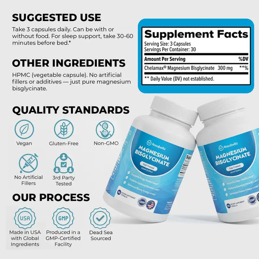 Rosabella Magnesium Capsules BOGO